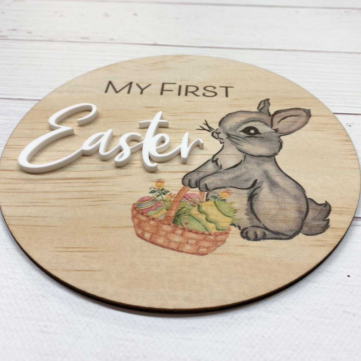 3D My First Easter Plaque - Bunny