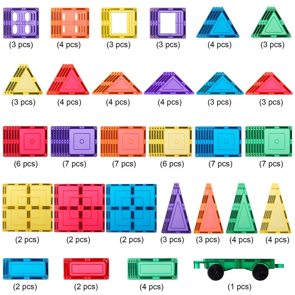 Magnetic Tiles - Builders Pack (110 piece)