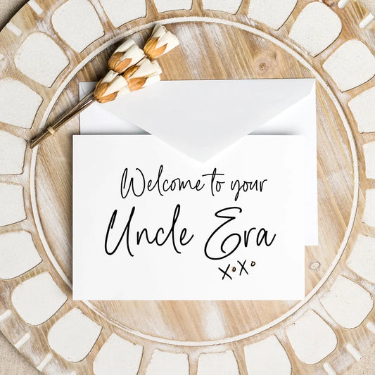 Pregnancy Announcement Card - Uncle Era