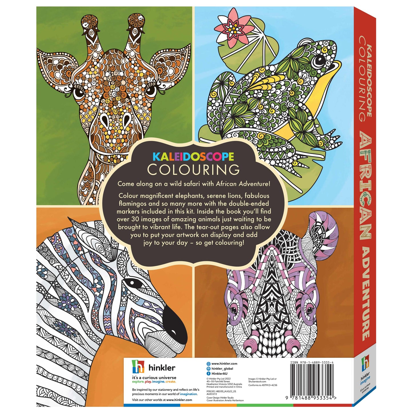 Kaleidoscope Colouring Kit: African Adventure