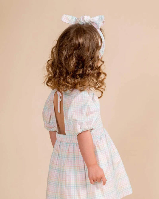 Candy Blossom Check Dress