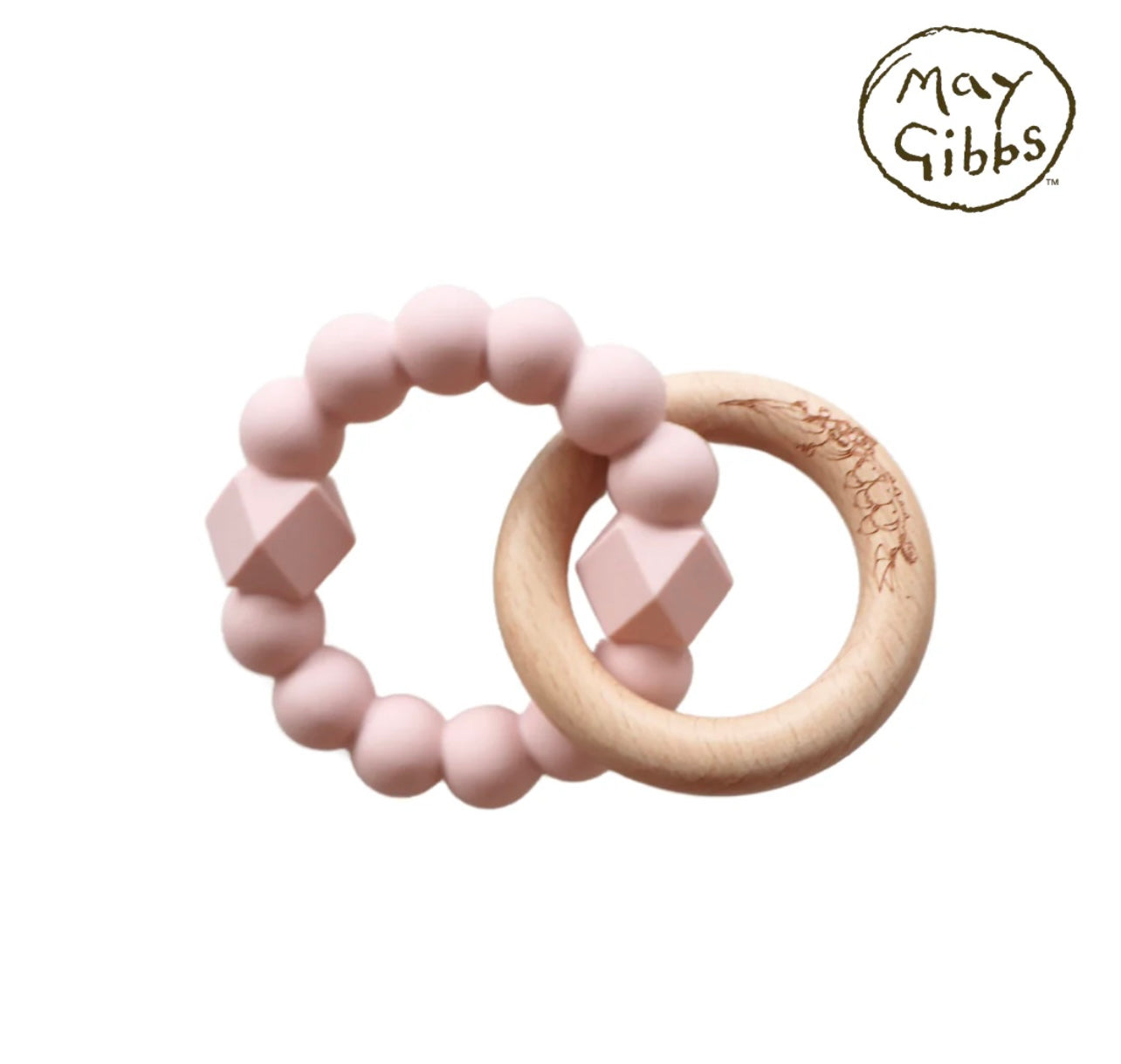 May Gibbs Moon Teether | Blush