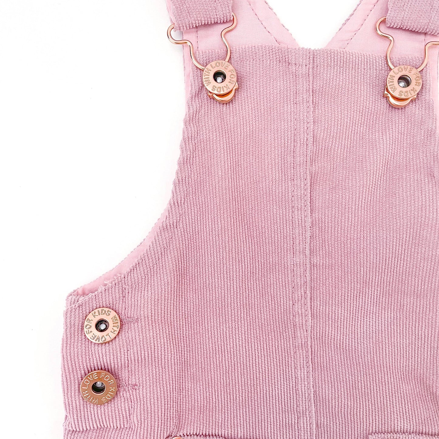 Hazel Cord Pinafore Dress - BLUSH