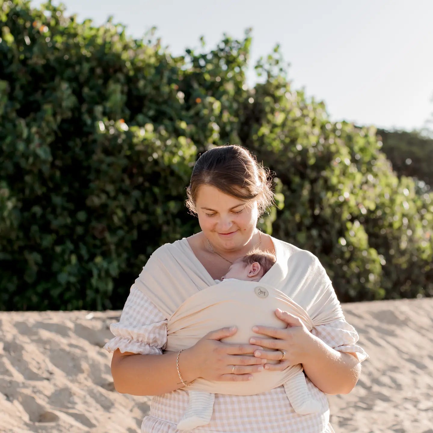 Baby Wrap Carrier - Beige|Oat