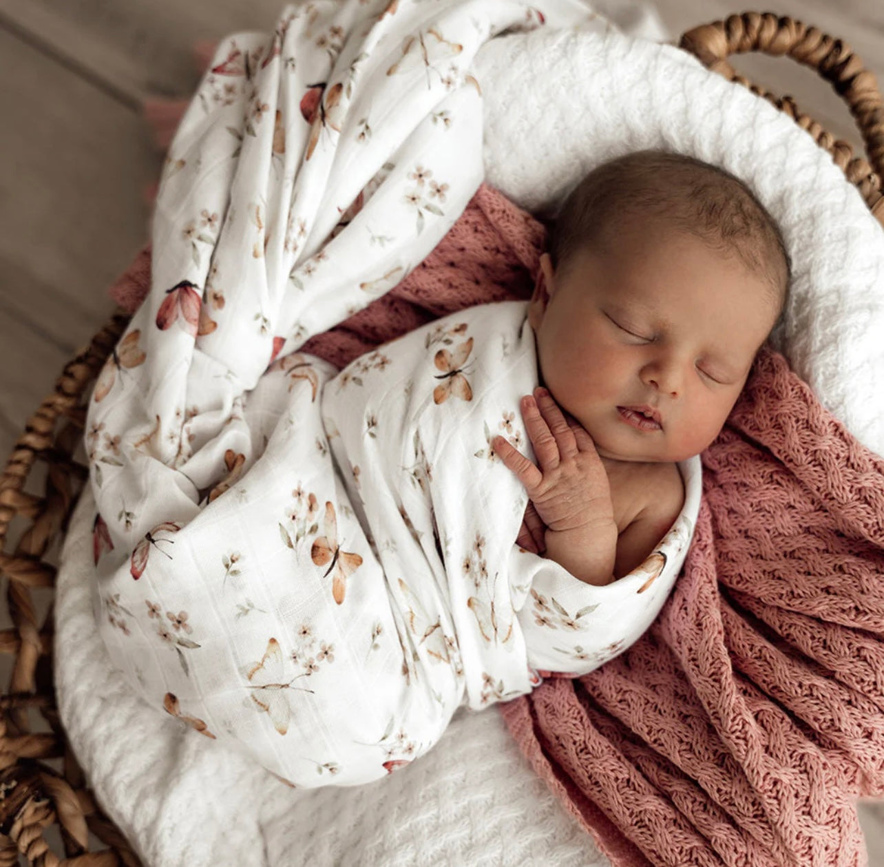 Butterfly Organic Muslin Wrap