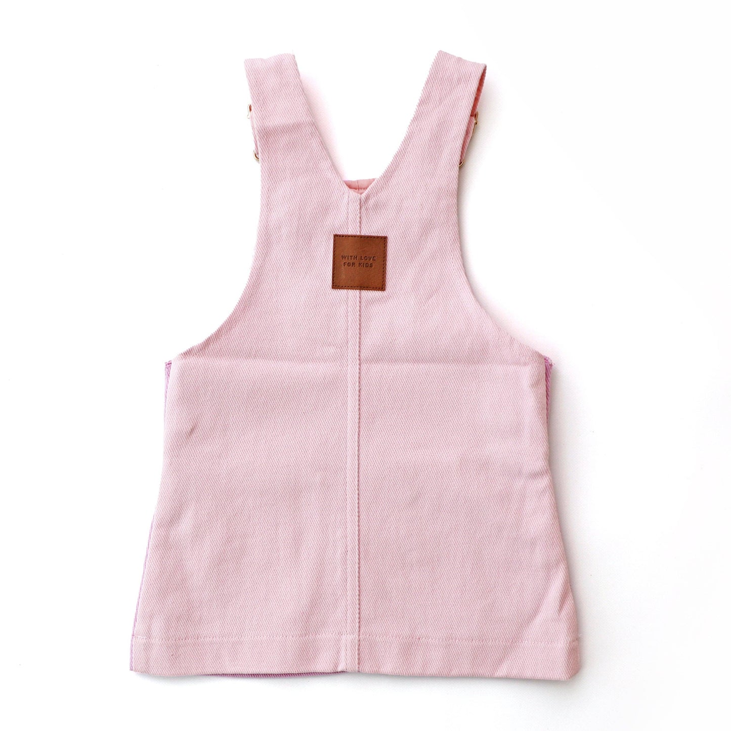 Hazel Pinafore Dress - BUBBLE GUM