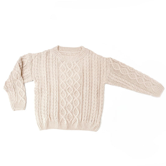 WOMENS - Shaun Knitted Jumper - NOUGAT