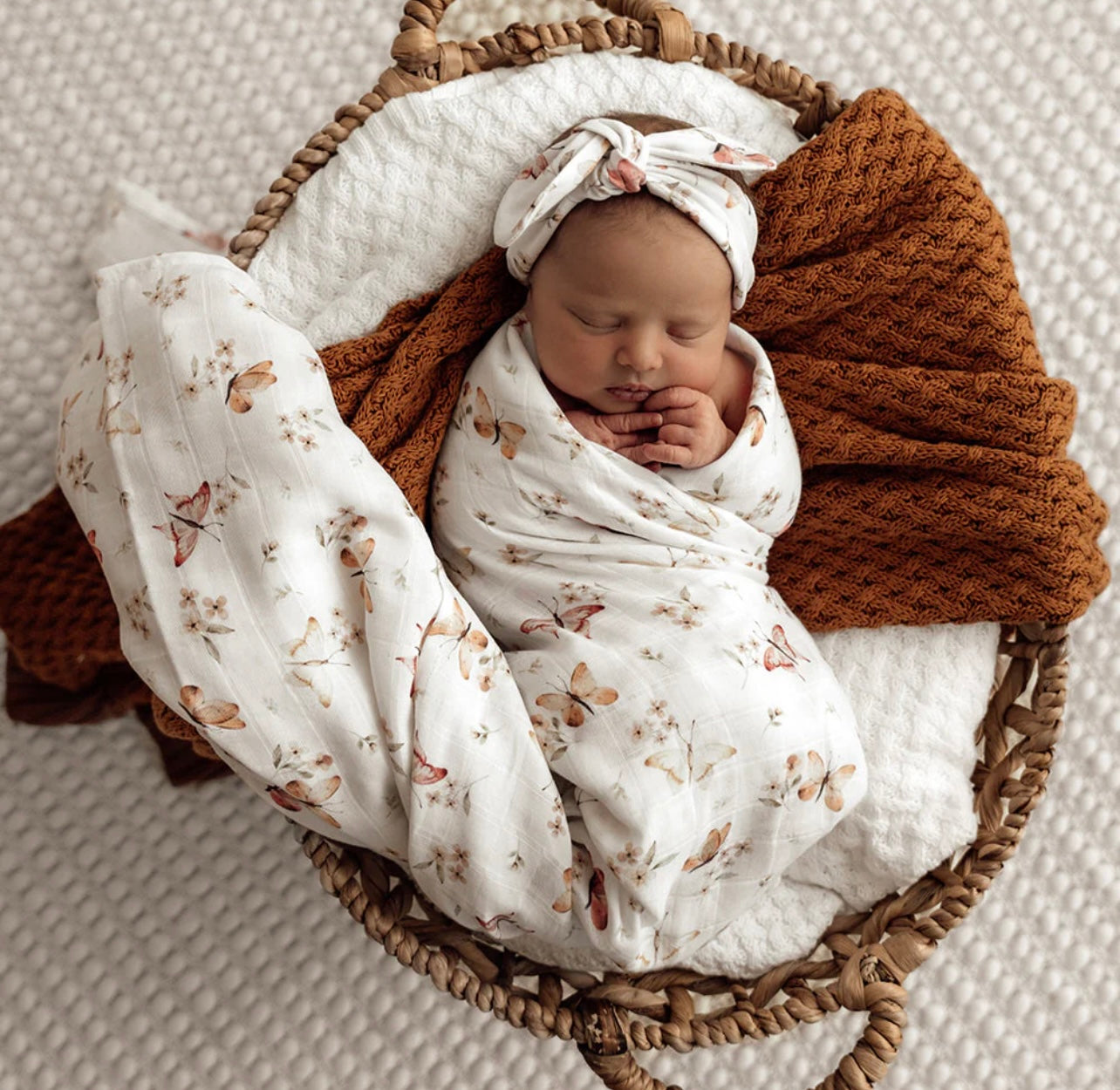 Butterfly Organic Muslin Wrap