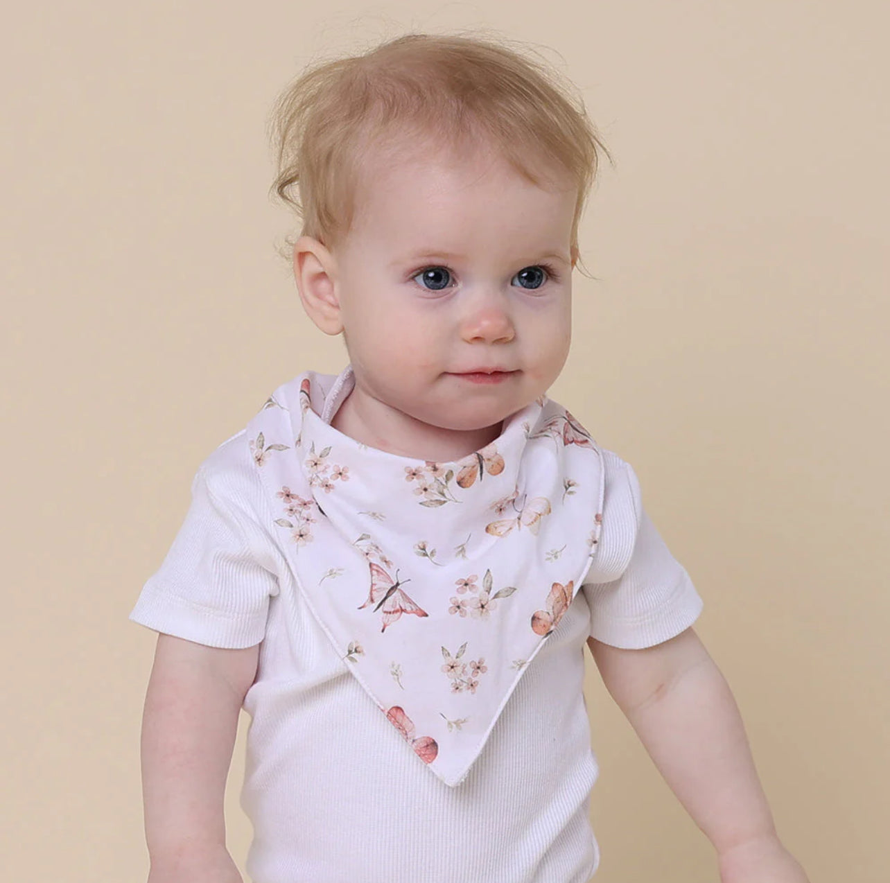 Butterfly Organic Dribble Bib