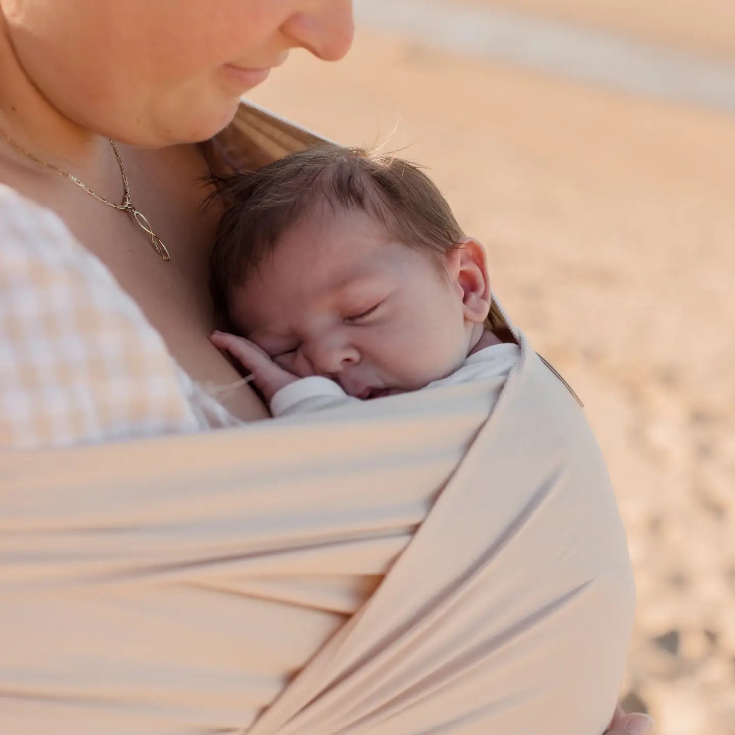 Baby Wrap Carrier - Beige|Oat