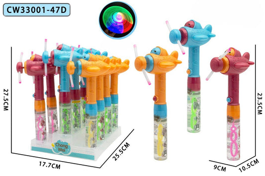 Bubble Wand-Battery operated Light up Airplane