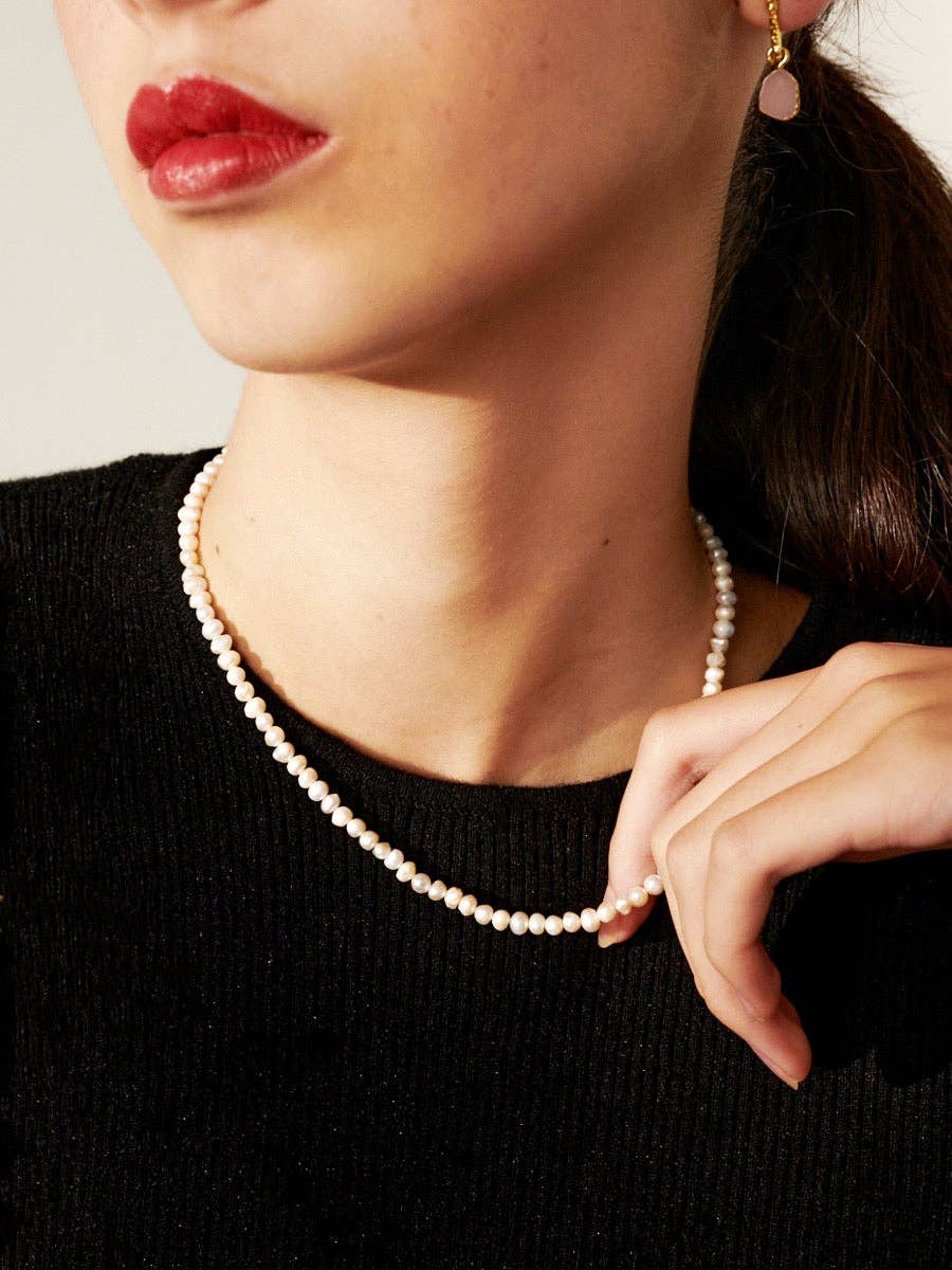 Freshwater Pearl Gold Plated Choker