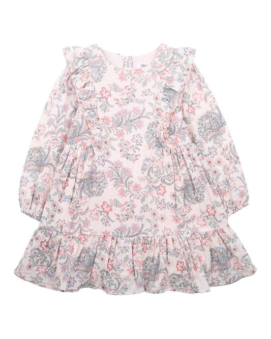 Piper Print Frill Dress