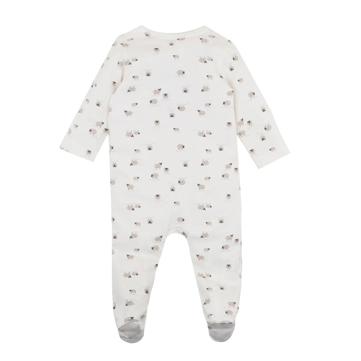 SHEEP LONG SLEEVE ORGANIC ROMPER