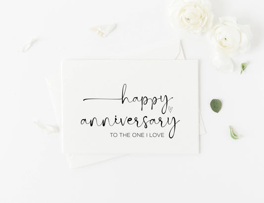 Anniversary Card for Boyfriend, Husband, Wife I Love You