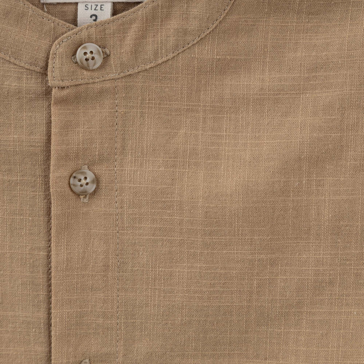 Leo L/S Button Shirt - Caramel