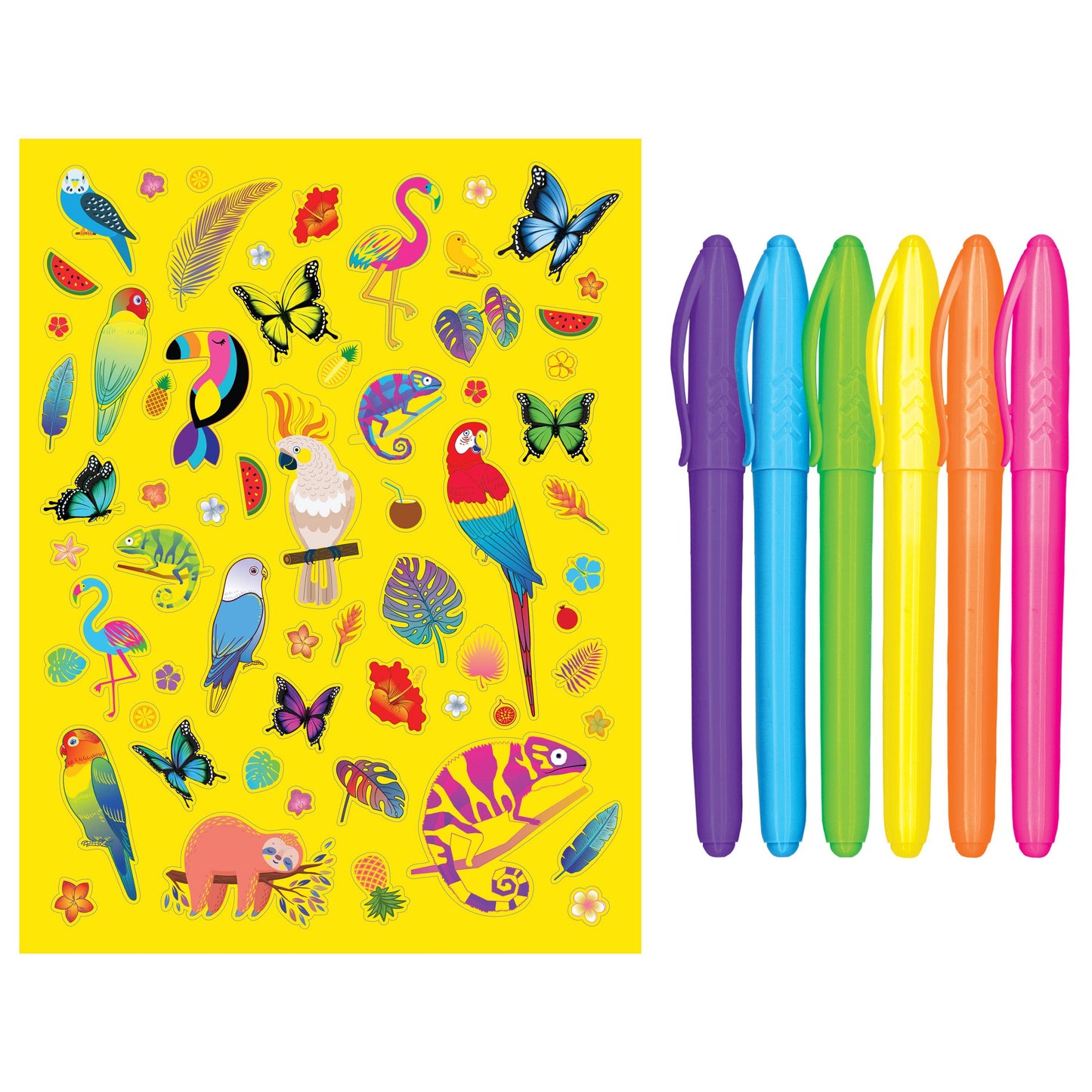 Kaleidoscope Colouring Kit Neon Jungle