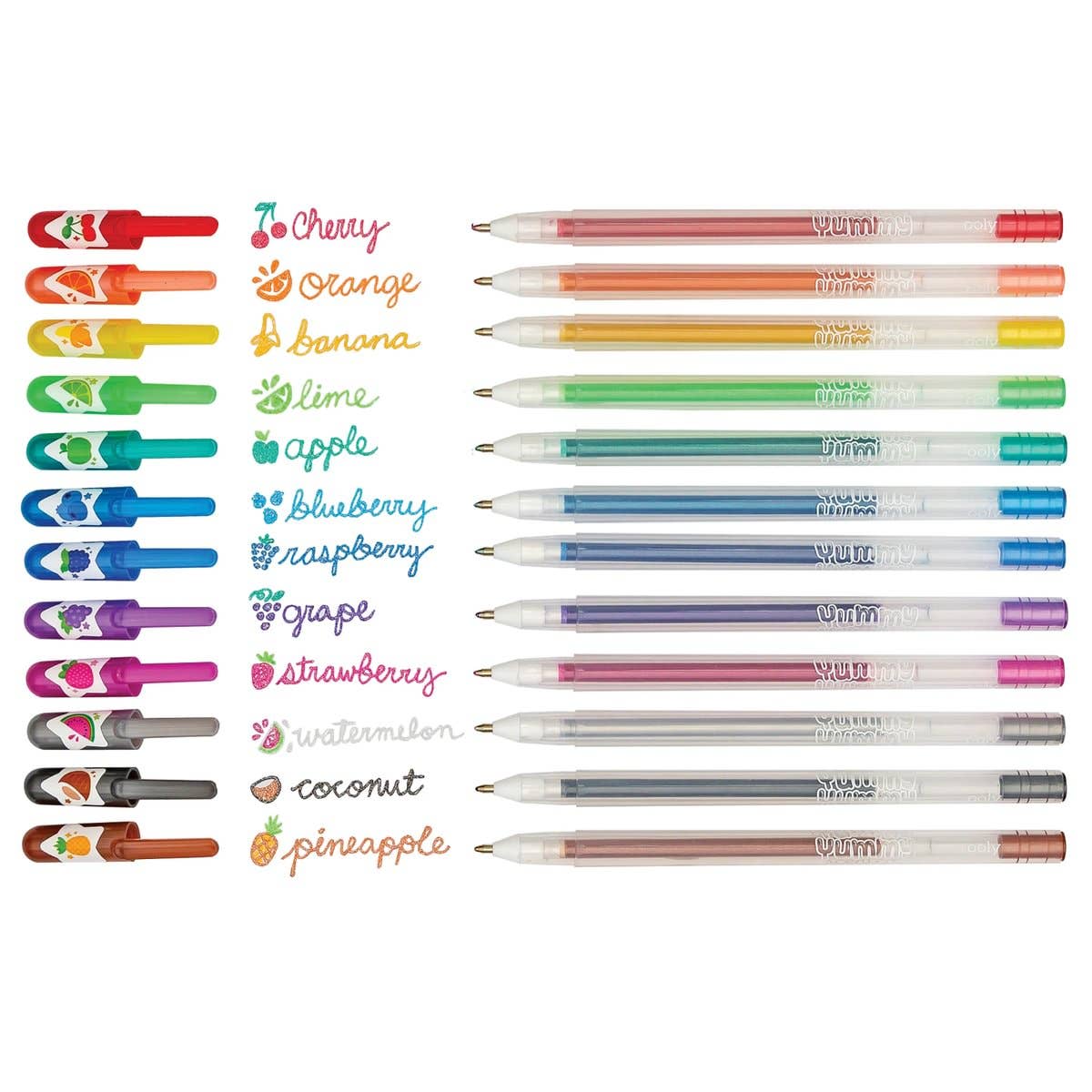 Ooly Pen – Yummy Yummy Glitter Scented Gel Pens/12