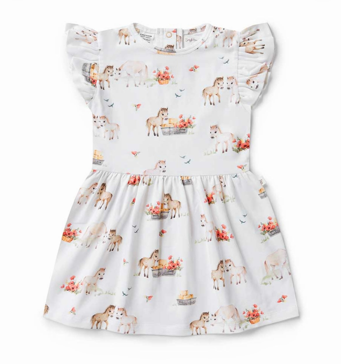 Pony Pals Short Sleeve Organic Dress