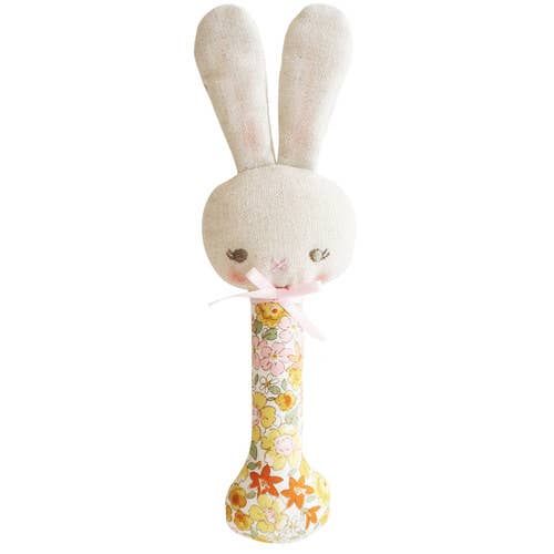 Bunny Stick Rattle Sweet Marigold