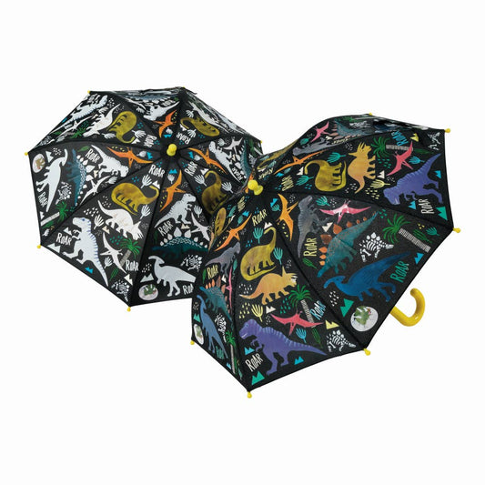 Floss &amp; Rock Colour Changing Umbrella - Dinosaur