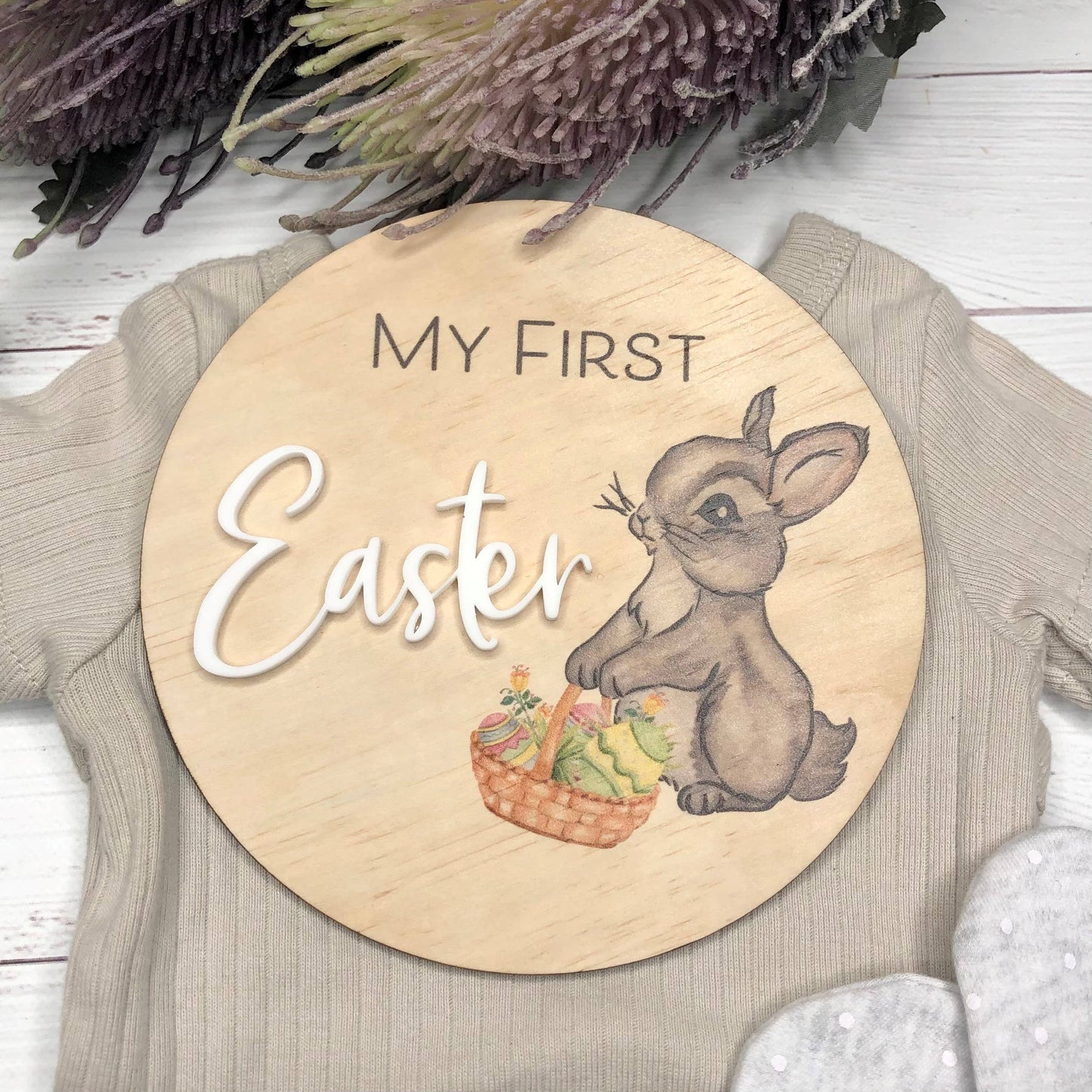 3D My First Easter Plaque - Bunny