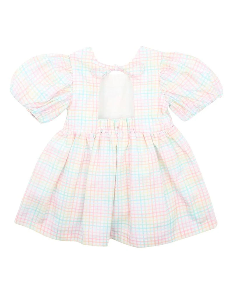 Candy Blossom Check Dress