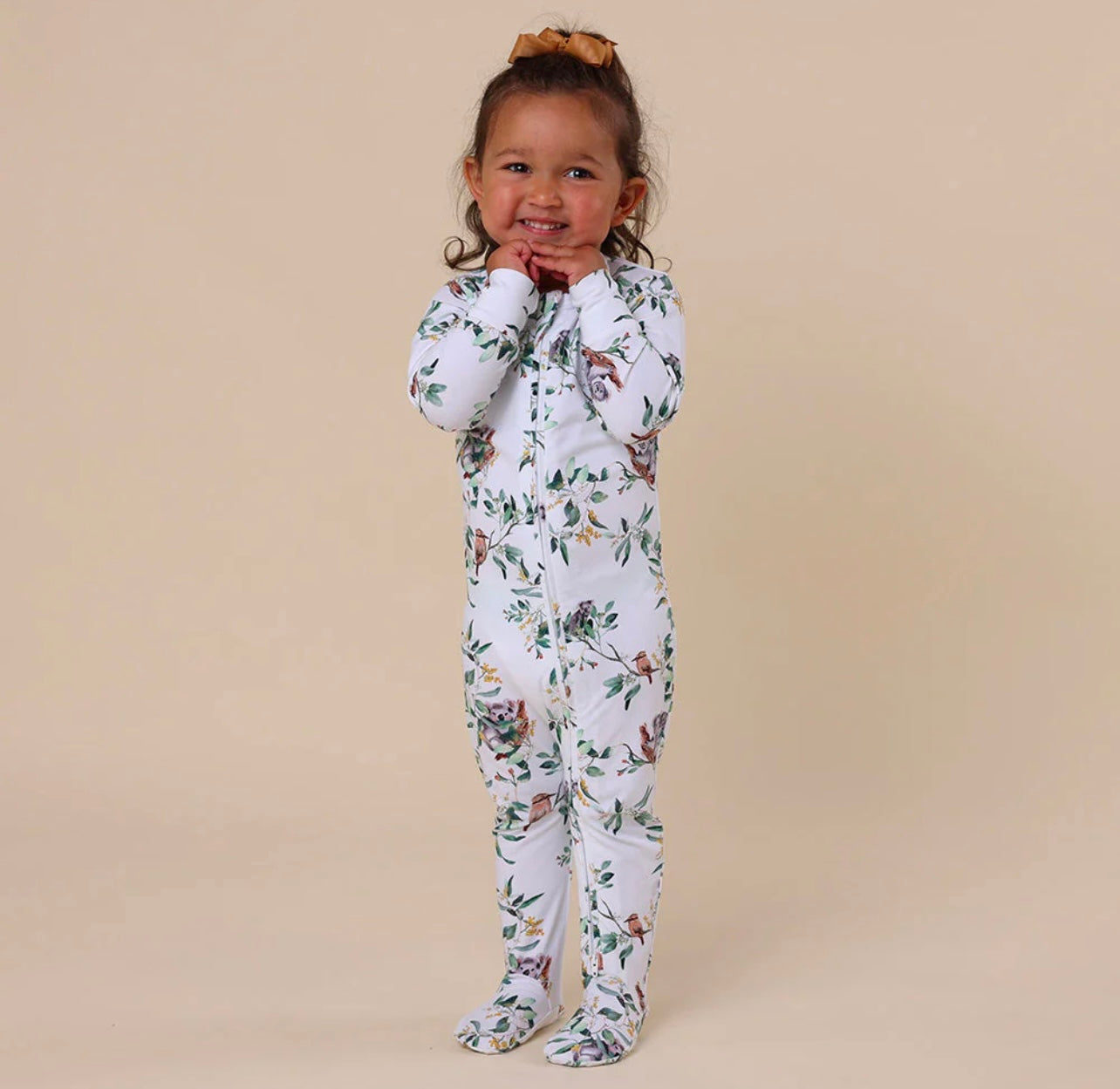 Eucalypt Organic Snuggle Sleepsuit Zip Footie