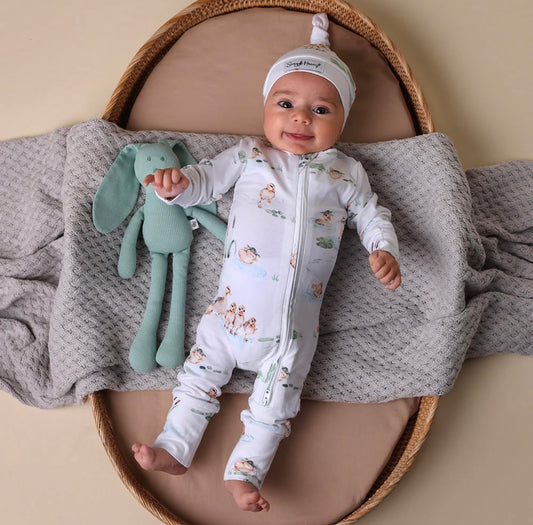 Duck Pond Organic Snugglesuit Convertible Romper