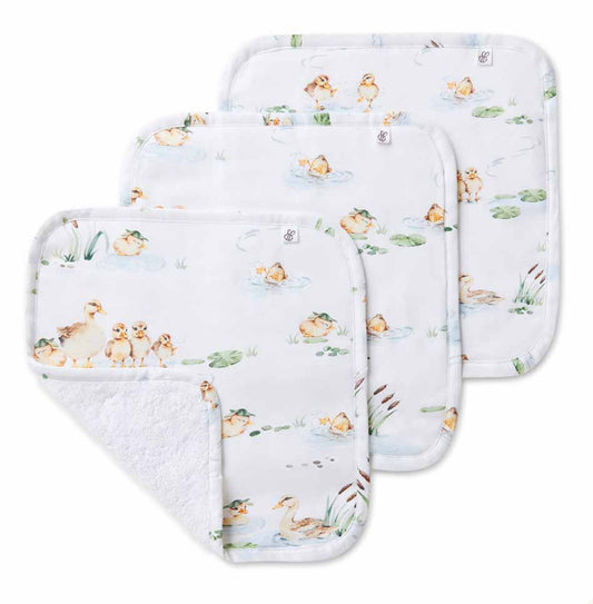 Duck Pond Organic Wash Cloths - 3 Pack