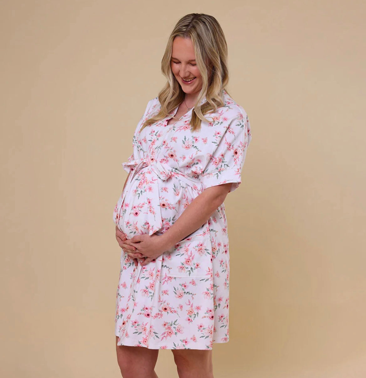 Camille Organic Maternity Robe