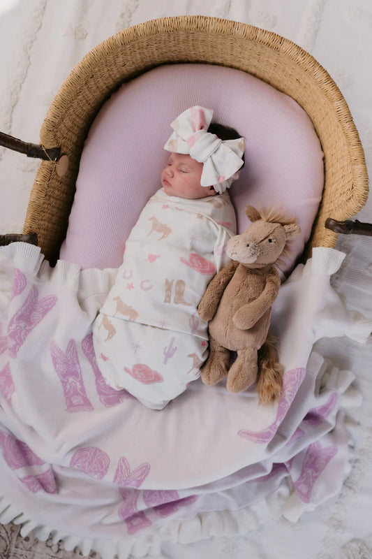 Swaddle Set | Cowgirls