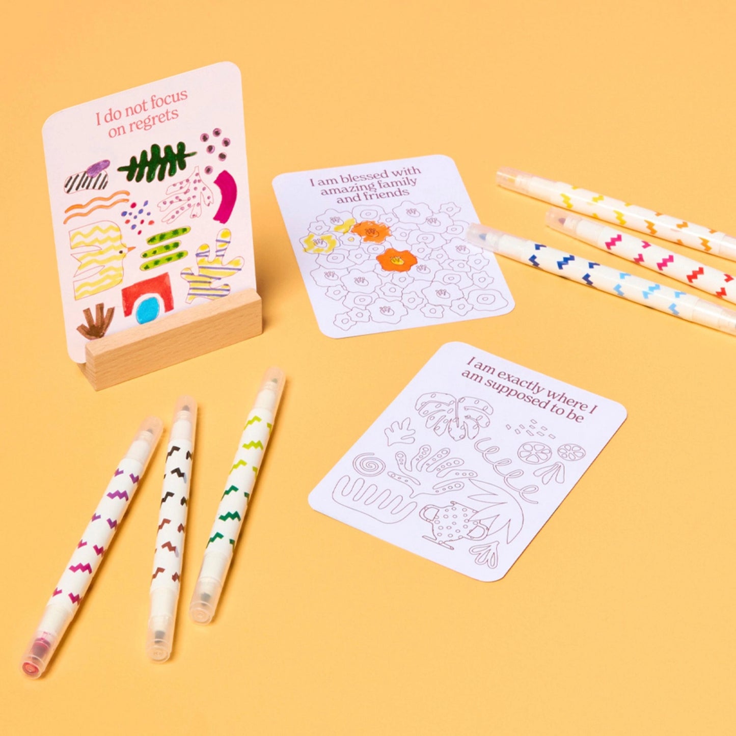 Colour Your Own Affirmation Cards