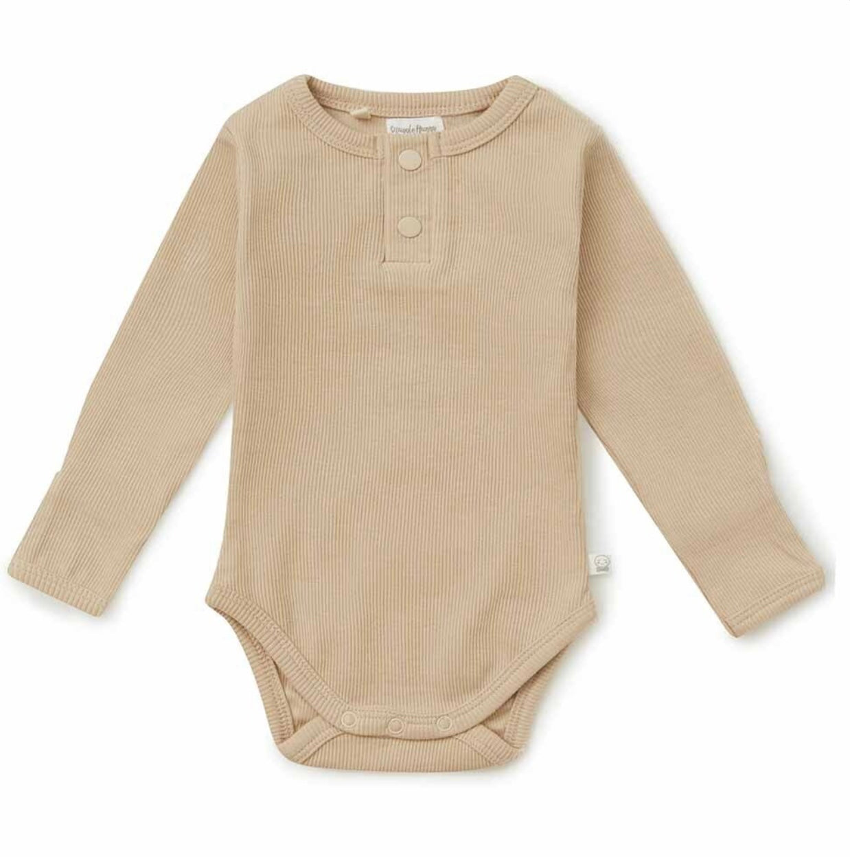 Pebble Long Sleeve Organic Bodysuit