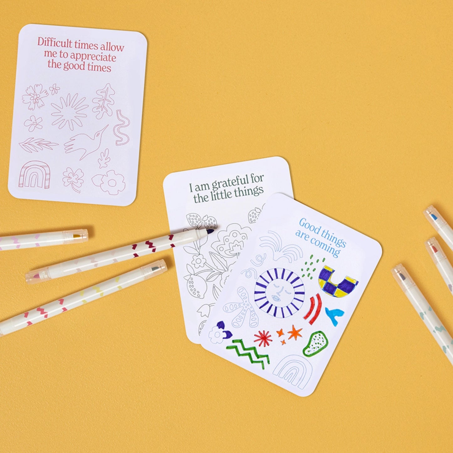 Colour Your Own Affirmation Cards