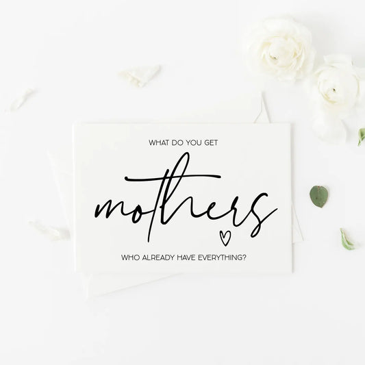 Pregnancy Announcement Card For Mothers Who Have Everything