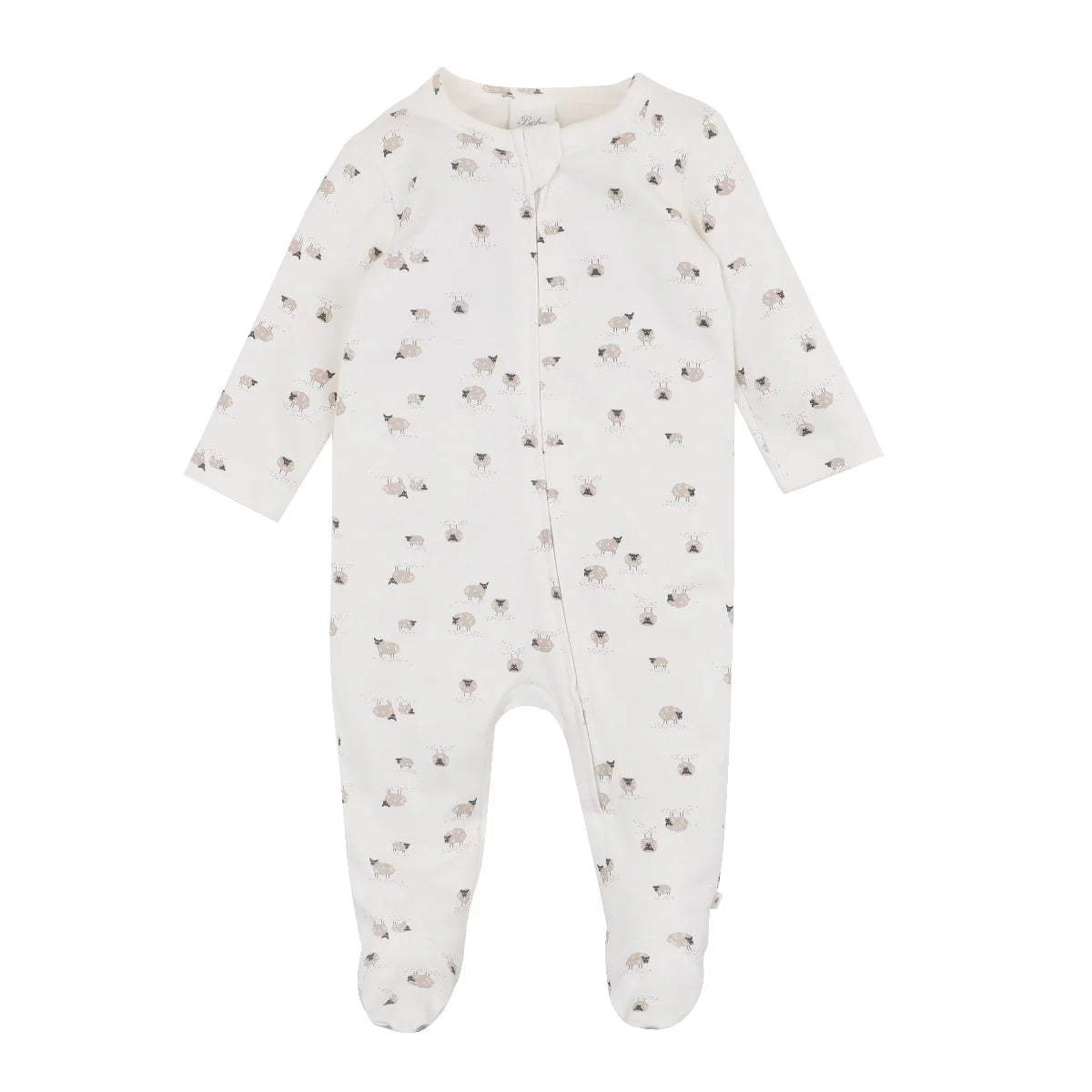 SHEEP LONG SLEEVE ORGANIC ROMPER