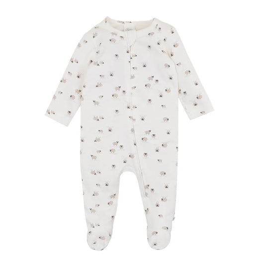 SHEEP LONG SLEEVE ORGANIC ROMPER