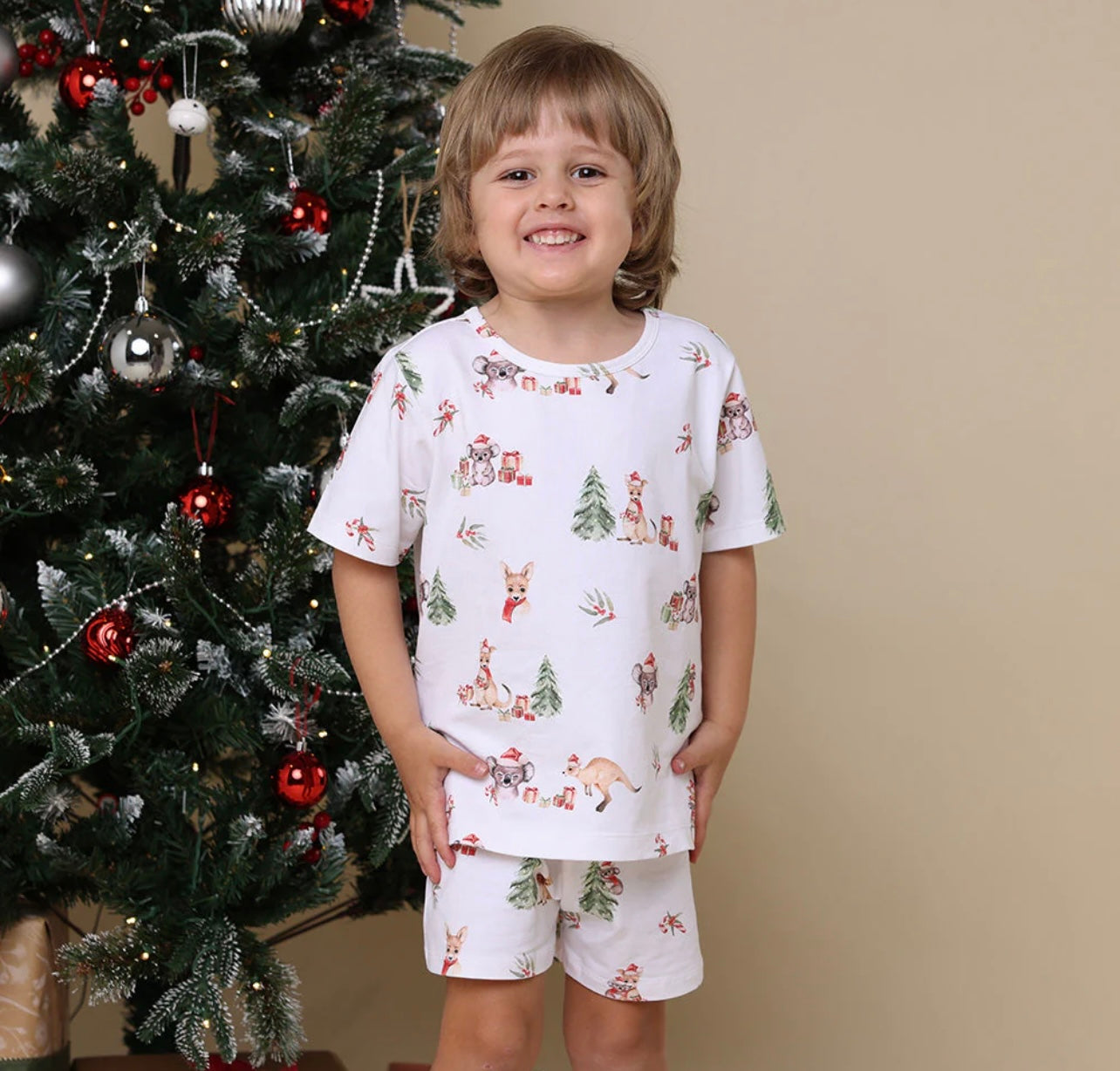 Kangas & Koalas Organic Kids PJ Set