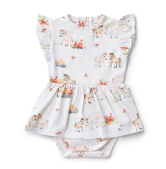 Pony Pals Short Sleeve Organic Dress