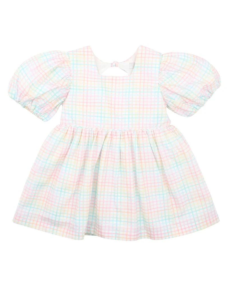 Candy Blossom Check Dress