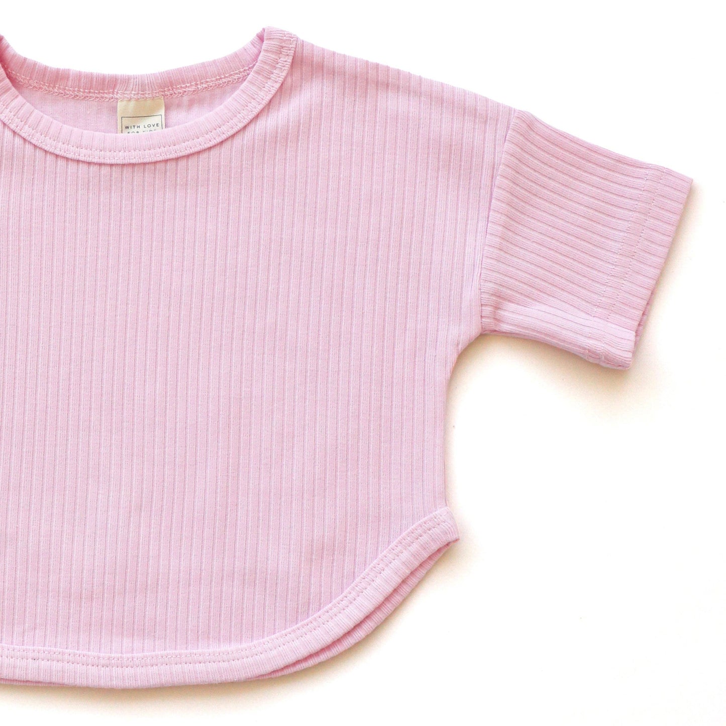 Easy Top Wide Ribbed - CANDY PINK