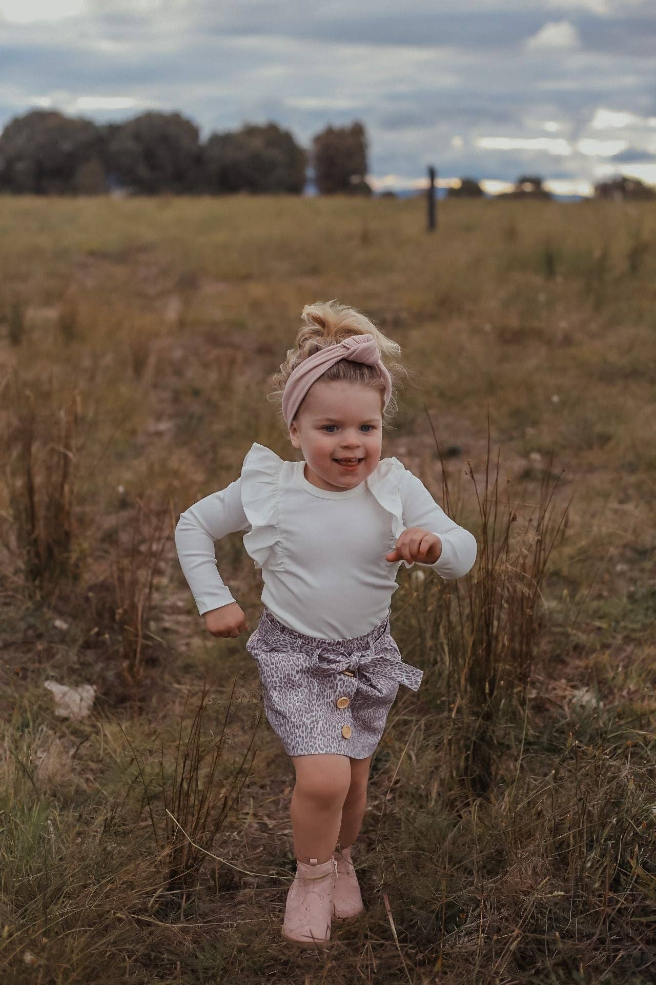 Shimmy Long Sleeve Onesie/Top - OFF WHITE