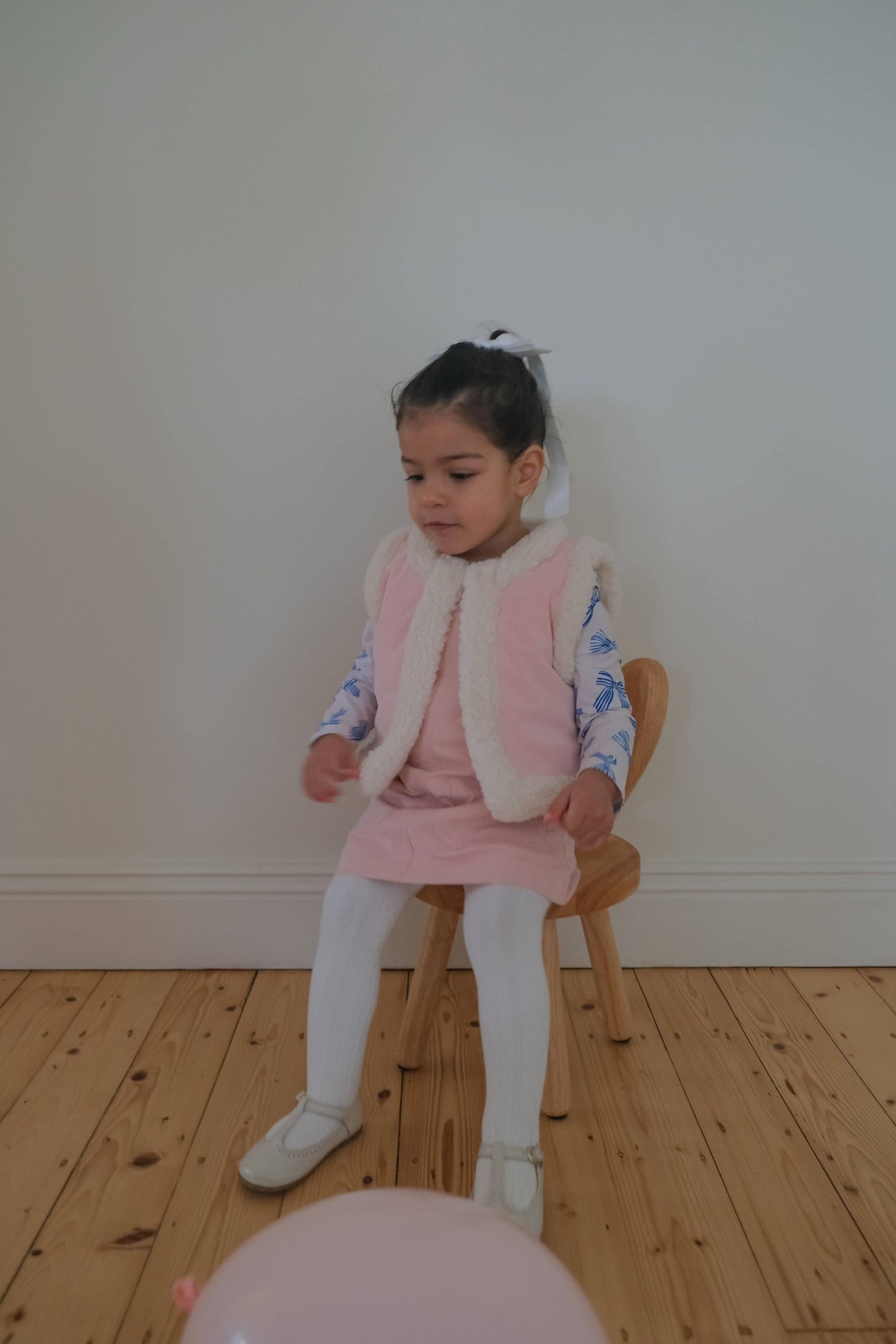 Snowy Cord Vest - FAIRY FLOSS