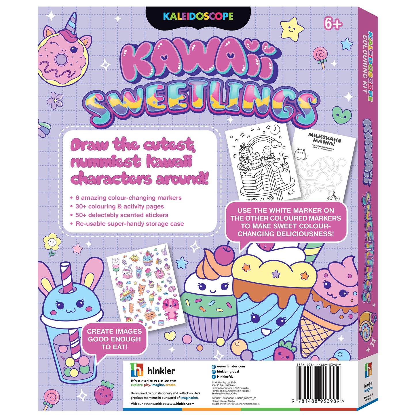 Kaleidoscope Colouring Kawaii Sweetlings Kit