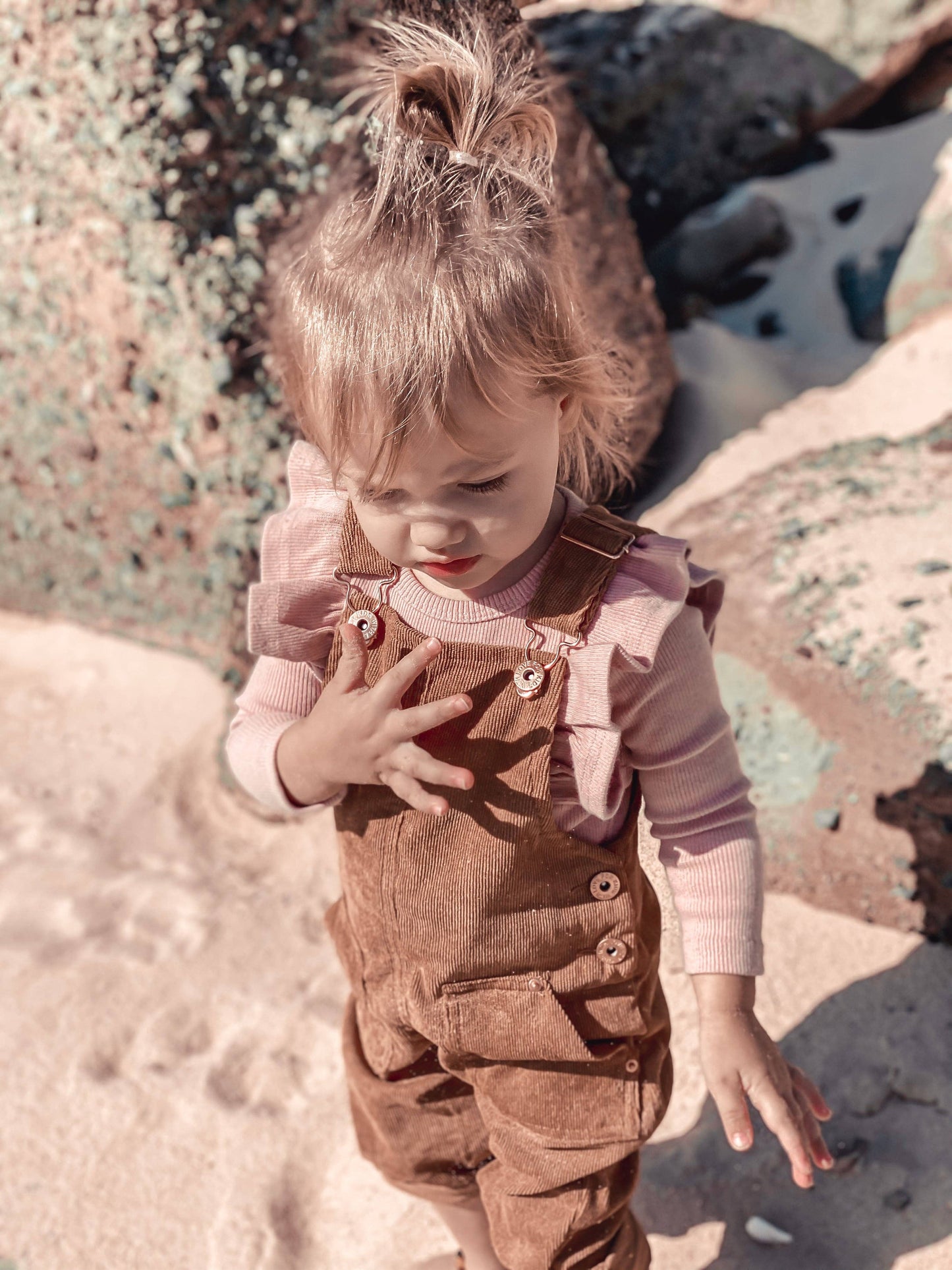 Hudson Cord Overalls - TAN