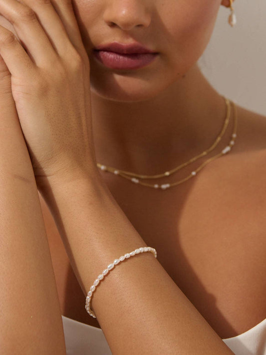 Dainty Freshwater Pearl Bracelet