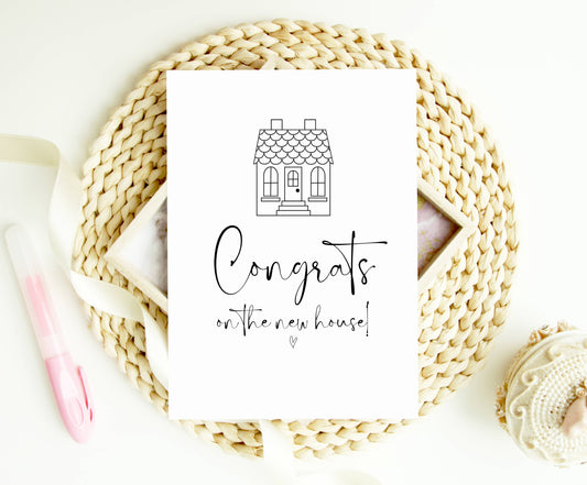 New Home House Warming Card