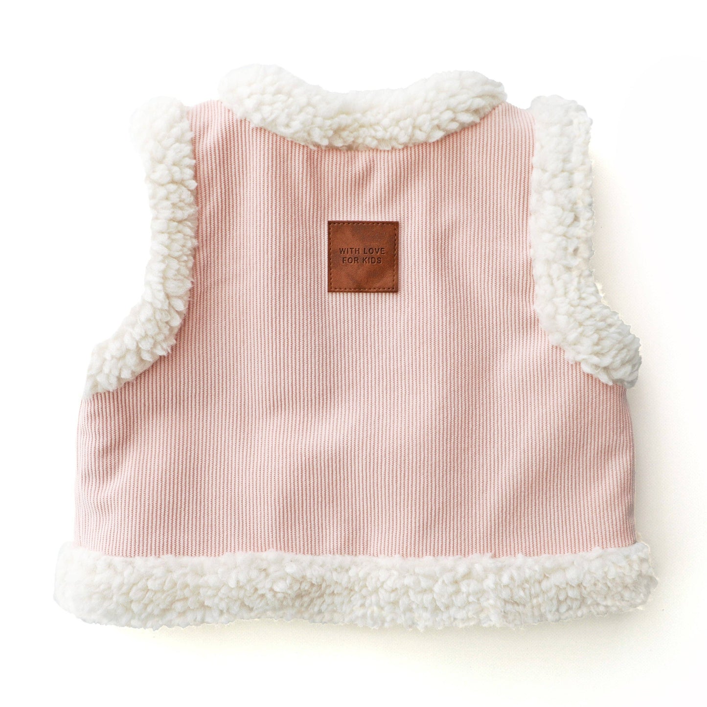 Snowy Cord Vest - FAIRY FLOSS