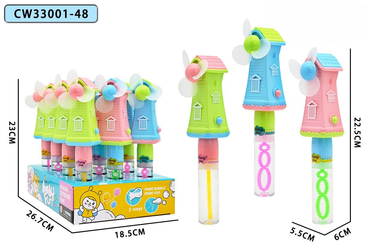 Bubble Wand-Battery operated Treehouse Fan